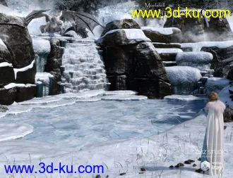 3D打印模型Muelsfell Modular Frozen Cascade的图片