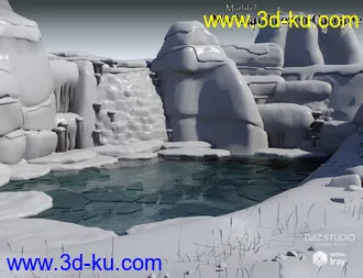 3D打印模型Muelsfell Modular Frozen Cascade的图片