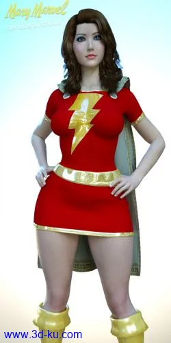 3D打印模型MV Mary Marvel for G3F的图片