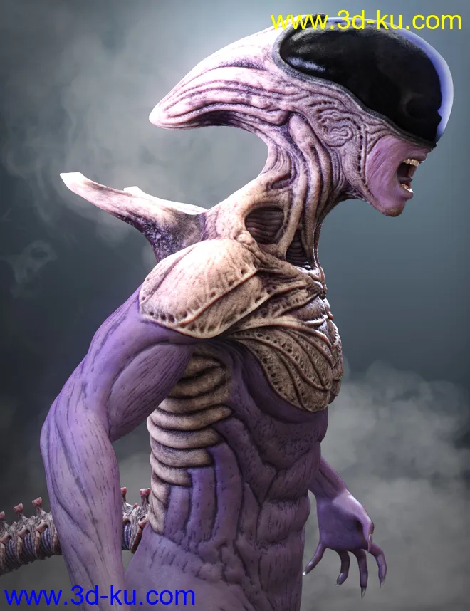 Mysterious Alien HD for Genesis 8 Male模型的图片3