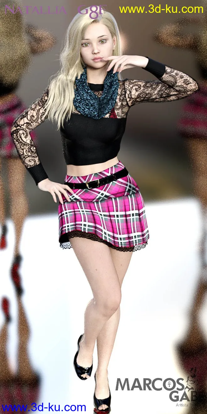 Natallia For Genesis 8 Female模型的图片1