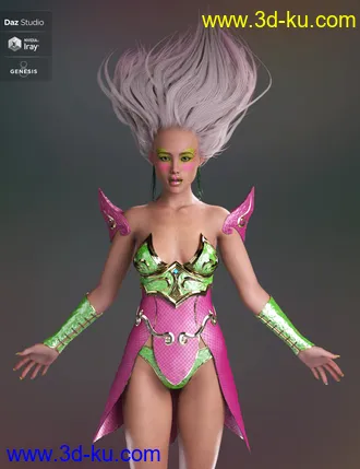 3D打印模型Natia for Genesis 8 Female的图片