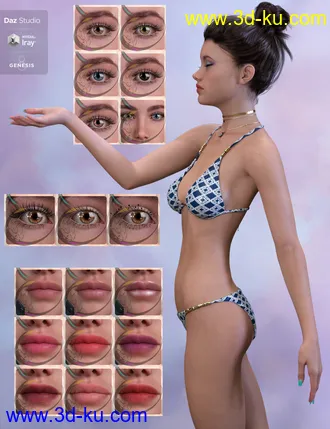 3D打印模型Natia for Genesis 8 Female的图片