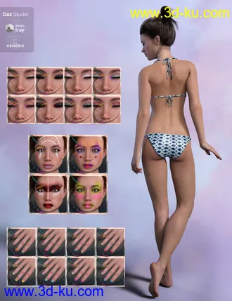 3D打印模型Natia for Genesis 8 Female的图片