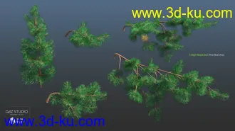 3D打印模型Nature Trees Pack 4的图片