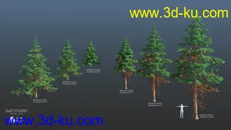 3D打印模型Nature Trees Pack 4的图片