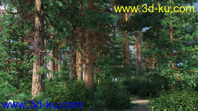Nature Trees Pack 4模型的图片8