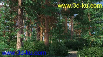3D打印模型Nature Trees Pack 4的图片