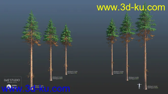 Nature Trees Pack 4模型的图片10