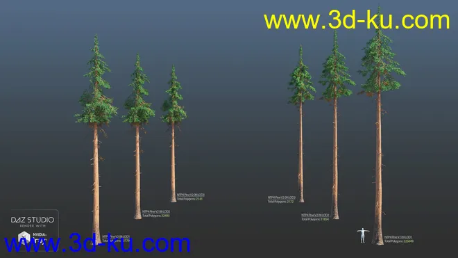 Nature Trees Pack 4模型的图片13