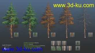 3D打印模型Nature Trees Pack 4的图片