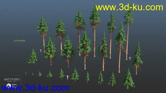 Nature Trees Pack 4模型的图片17
