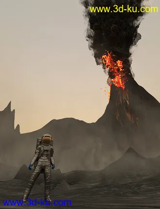 3D打印模型Naurfire Volcano的图片