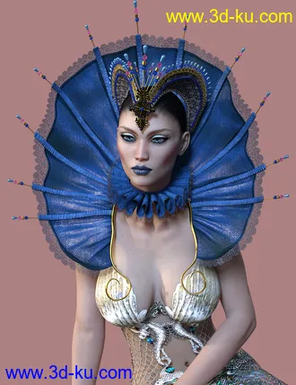 3D打印模型Nessalaeyn for Genesis 8 Female的图片