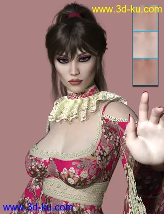 3D打印模型Nessalaeyn for Genesis 8 Female的图片