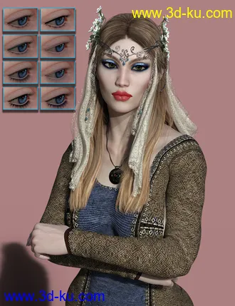 3D打印模型Nessalaeyn for Genesis 8 Female的图片
