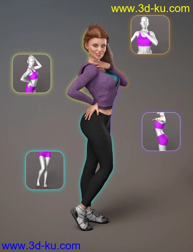 NG Build Your Own Standing Poses - Expansion Pack 1模型的图片1