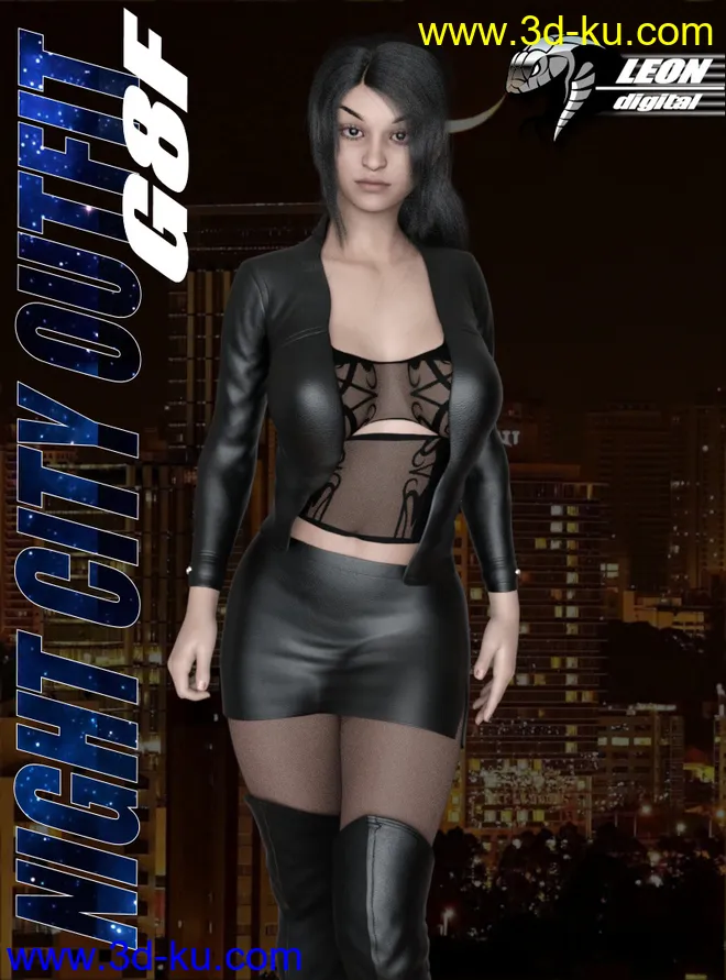 Night City Outfit G8F模型的图片1