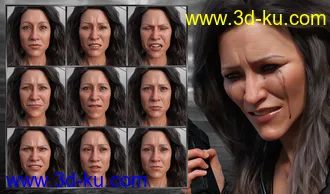 3D打印模型No Mercy - Expressions for Genesis 8 Female and Sydney 8的图片