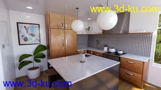 3D打印模型Nostalgic Kitchen的图片