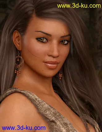 3D打印模型Nyala HD for Genesis 8 Female的图片