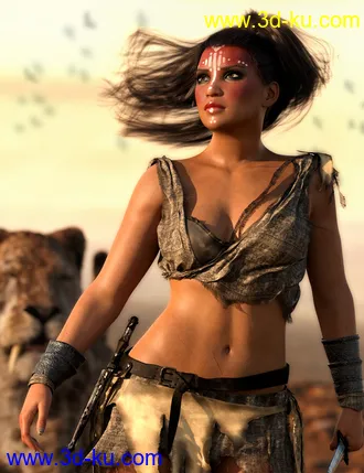 3D打印模型Nyala HD for Genesis 8 Female的图片