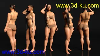 3D打印模型Nyala HD for Genesis 8 Female的图片
