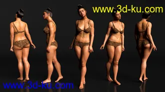 3D打印模型Nyala HD for Genesis 8 Female的图片