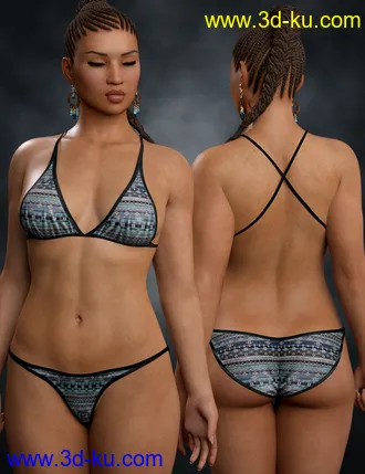 3D打印模型Nyala HD for Genesis 8 Female的图片