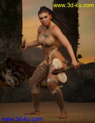 3D打印模型Nyala HD for Genesis 8 Female的图片