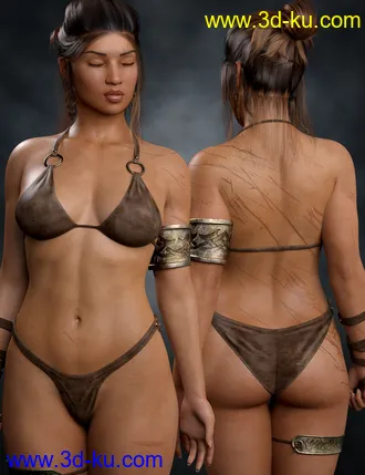 3D打印模型Nyala HD for Genesis 8 Female的图片