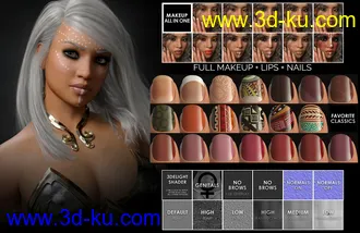 3D打印模型Nyala HD for Genesis 8 Female的图片