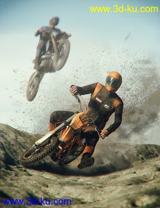 3D打印模型Off Road Motorbike的图片