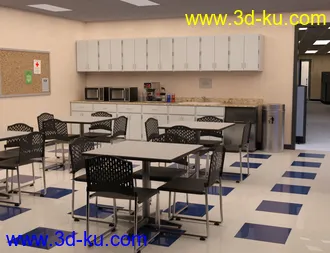 3D打印模型Office Break Room的图片