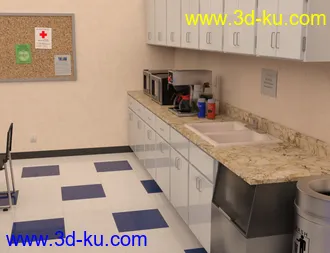 3D打印模型Office Break Room的图片
