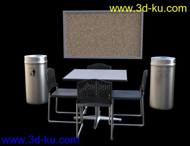 Office Break Room模型的图片7