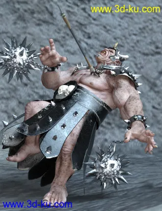 3D打印模型Ogre Poses for Genesis 8 Ogre HD的图片