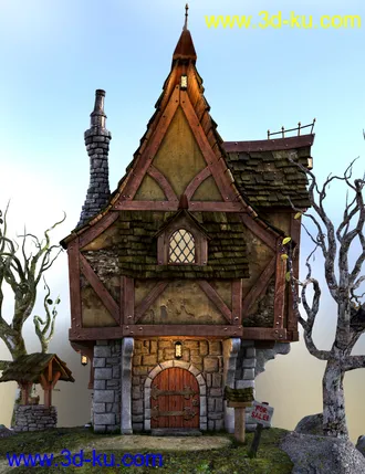 3D打印模型Old Crone's Home的图片
