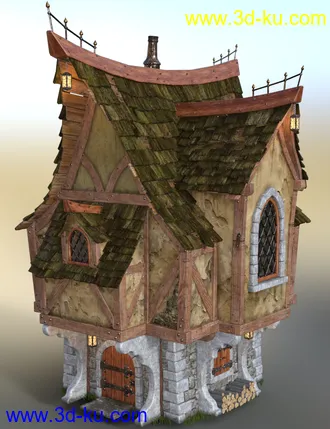 3D打印模型Old Crone's Home的图片