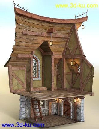 3D打印模型Old Crone's Home的图片