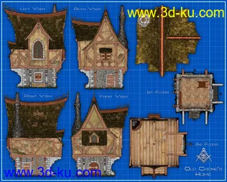 3D打印模型Old Crone's Home的图片