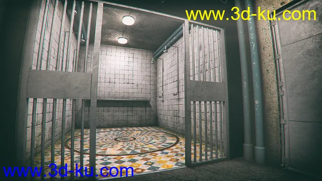 Old Prison Cells模型的图片2