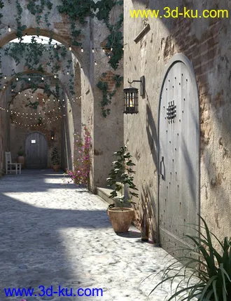 3D打印模型Old Town Alley的图片