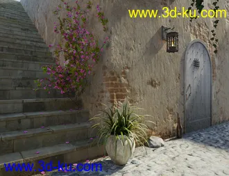 3D打印模型Old Town Alley的图片