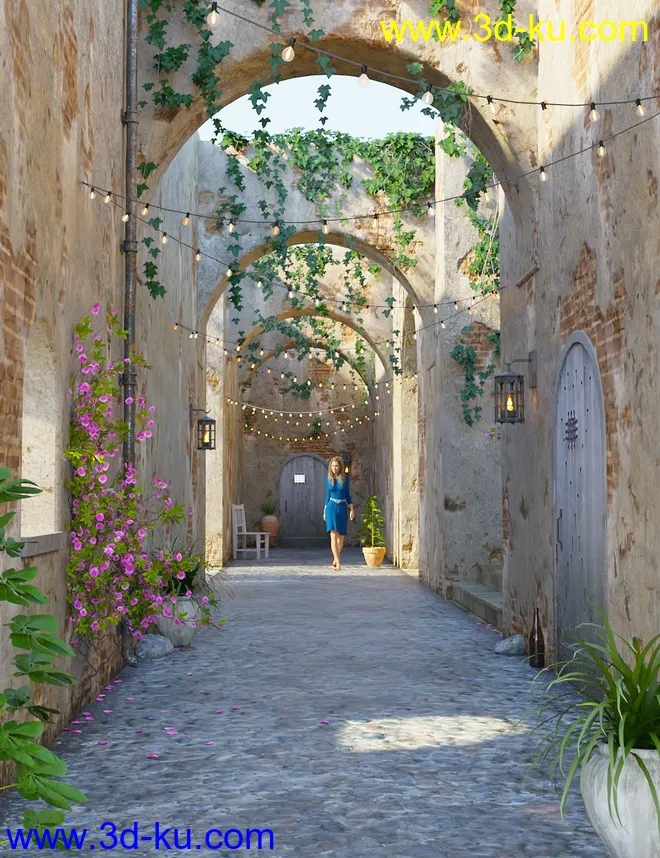 Old Town Alley模型的图片10