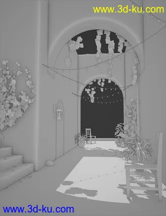 3D打印模型Old Town Alley的图片