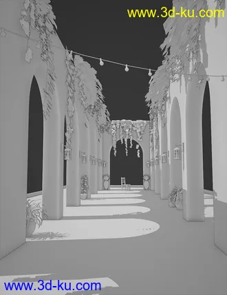 3D打印模型Old Town Alley的图片