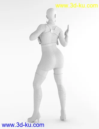 3D打印模型Operation Arrowhead Spy Kit for Genesis 8 Female的图片