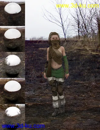 3D打印模型Orestes Iray HDRI Environments - The Burnt Lands的图片