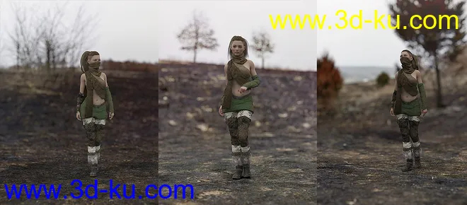 Orestes Iray HDRI Environments - The Burnt Lands模型的图片2